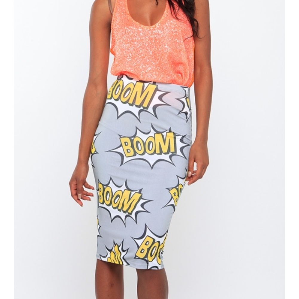 Boom pencil skirt